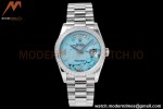 Rolex - DayDate 36mm 128349 Dia Pres SS/SS T-Blue/Rmn TWSF A2836