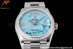 Rolex - DayDate 36mm 128349 Dia Pres SS/SS T-Blue/Rmn TWSF A2836