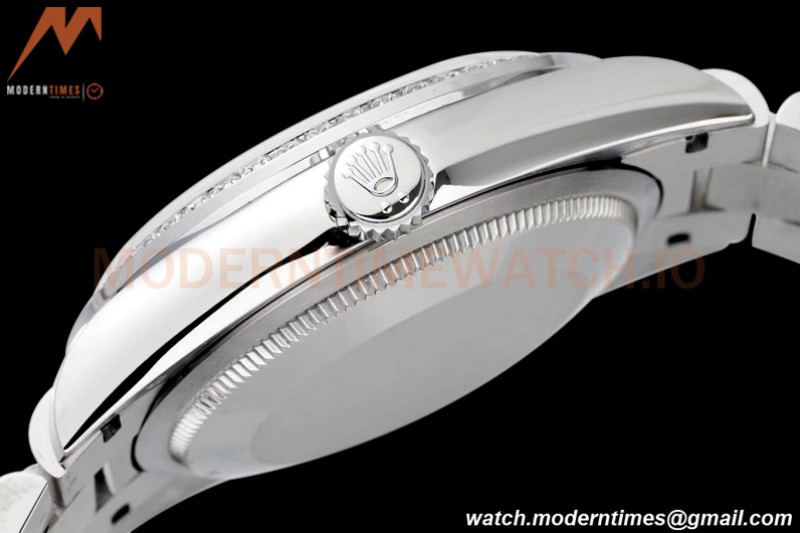 Rolex - DayDate 36mm 128349 Dia Pres SS/SS T-Blue/Rmn TWSF A2836