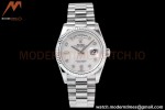 Rolex - DayDate 36mm 128239 Flt Pres SS/SS Mop/Dia TWSF A2836