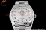 Rolex - DayDate 36mm 128239 Flt Pres SS/SS Mop/Dia TWSF A2836