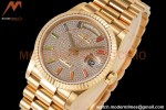 Rolex - DayDate 36mm 128238 Flt Pres YG/YG Dia/Stk TWSF A2836