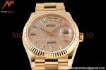 Rolex - DayDate 36mm 128238 Flt Pres YG/YG Dia/Stk TWSF A2836