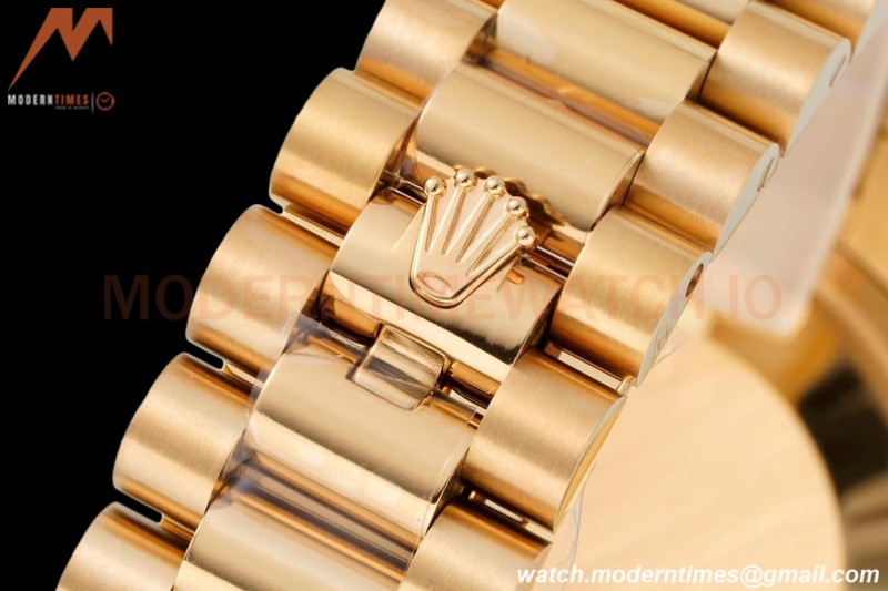 Rolex - DayDate 36mm 128238 Flt Pres YG/YG Dia/Stk TWSF A2836
