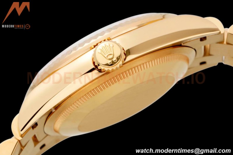 Rolex - DayDate 36mm 128238 Flt Pres YG/YG Dia/Stk TWSF A2836