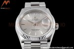 Rolex - DayDate 36mm 128239 Flt Pres SS/SS Grey/Stk TWSF A2836