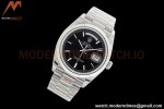 Rolex - DayDate 36mm 128239 Flt Pres SS/SS Black/Stk EWF A2836