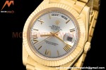 Rolex - DayDate 228238 40mm Flt/Pres YG/YG Silv/Rmn GDF MY8215