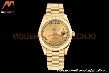 Rolex - DayDate 228238 40mm Flt/Pres YG/YG Gold/Rmn GDF MY8215