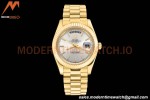 Rolex - DayDate 228238 40mm Flt/Pres YG/YG Silv/Stk GDF MY8215