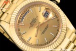 Rolex - DayDate 228238 40mm Flt/Pres YG/YG Gold/Stk GDF MY8215
