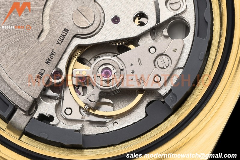 Rolex - DayDate 228238 40mm Flt/Pres YG/YG All Black/Dia GDF MY8215