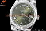Rolex - DayDate 40mm 228236 Flt Pres SS/SS Grn/Rmn GMF A2836
