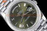 Rolex - DayDate 40mm 228236 Flt Pres SS/SS Grn/Rmn GMF A2836