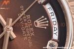 Rolex - DayDate 36mm 128235 Flt Pres RG/RG Brn/Dia V5 QF VR3255