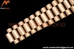 Rolex - DayDate 36mm 128235 Flt Pres RG/RG Brn/Dia V5 QF VR3255
