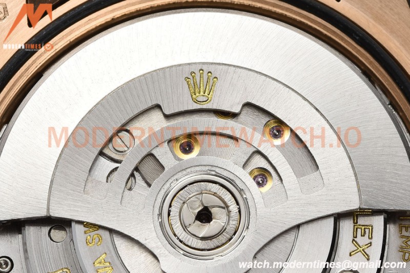Rolex - DayDate 36mm 128235 Flt Pres RG/RG Silv/Dia V5 QF VR3255