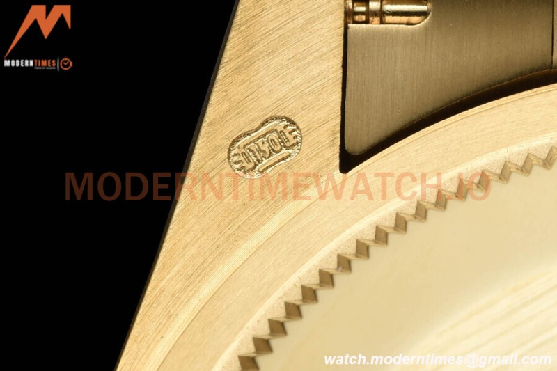 Rolex - DayDate 36mm 128238 Flt Pres YG/YG Gold/Dia V5 QF VR3255