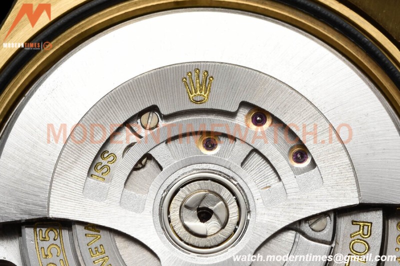 Rolex - DayDate 36mm 128238 Flt Pres YG/YG Gold/Dia V5 QF VR3255