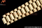Rolex - DayDate 36mm 128238 Flt Pres YG/YG Grn/Dia V5 QF VR3255