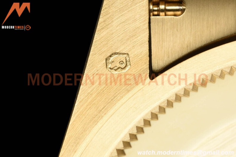 Rolex - DayDate 36mm 128238 Flt Pres YG/YG Wht/Rmn V5 QF VR3255