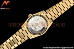 Rolex - DayDate 36mm 128238 Flt Pres YG/YG Wht/Rmn V5 QF VR3255