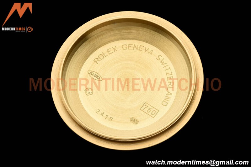 Rolex - DayDate 36mm 128238 Flt Pres YG/YG Wht/Rmn V5 QF VR3255