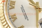 Rolex - DayDate 36mm 128238 Flt Pres YG/YG Wht/Rmn V5 QF VR3255
