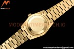 Rolex - DayDate 36mm 128238 Flt Pres YG/YG Green/Dia V5 QF VR3255