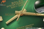 Rolex - DayDate 36mm 128238 Flt Pres YG/YG Green/Dia V5 QF VR3255