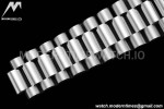 Rolex - DayDate 36mm 128239 Flt Pres SS/SS Blue/Dia V5 QF VR3255