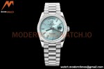 Rolex - DayDate 36mm 128236 Flt Pres SS/SS I-Blue/Dia V5 QF VR3255