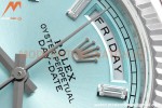 Rolex - DayDate 36mm 128236 Flt Pres SS/SS I-Blue/Dia V5 QF VR3255