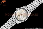 Rolex - DayDate 36mm 128236 Flt Pres SS/SS I-Blue/Dia V5 QF VR3255