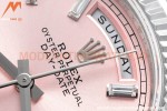 Rolex - DayDate 36mm 128239 Flt Pres SS/SS Pink/Dia V5 QF VR3255