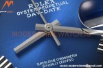 Rolex - DayDate 36mm 128236 Flt Pres SS/SS I-Blue/Dia V5 QF VR3255