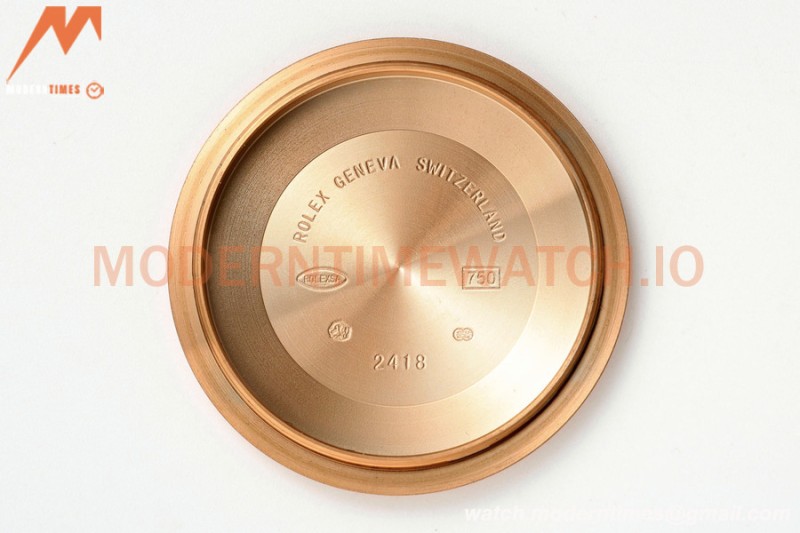 Rolex - DayDate 228235 Gain Weight 40mm Flt Pres RG/RG Black/Rmn KF VR3255