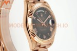 Rolex - DayDate 228235 Gain Weight 40mm Flt Pres RG/RG Black/Rmn KF VR3255