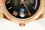 Rolex - DayDate 228235 Gain Weight 40mm Flt Pres RG/RG Black/Rmn KF VR3255