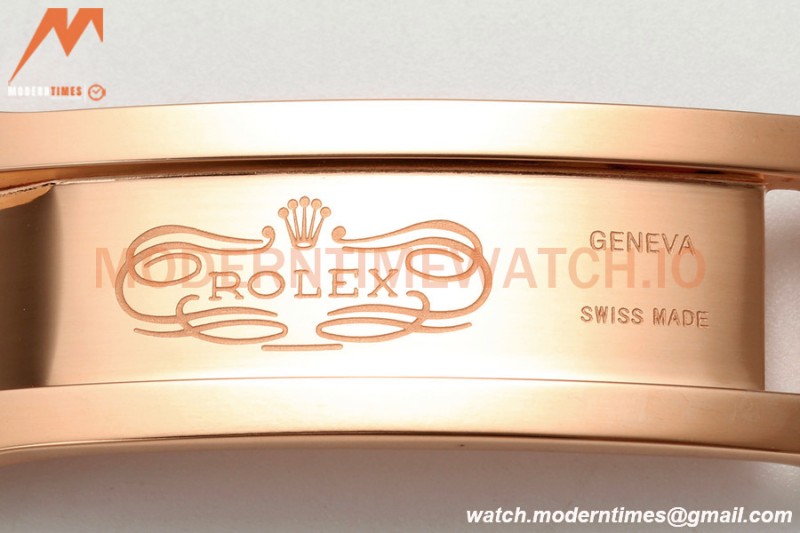 Rolex - DayDate 228235 Gain Weight 40mm Flt Pres RG/RG Green/Rmn KF VR3255