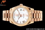 Rolex - DayDate 228235 Gain Weight 40mm Flt Pres RG/RG Wht/Rmn KF VR3255