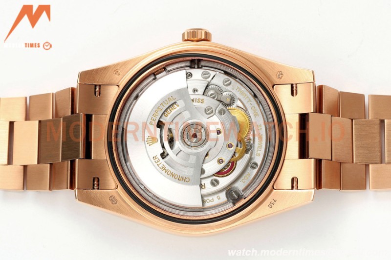 Rolex - DayDate 228235 Gain Weight 40mm Flt Pres RG/RG Brn/Rmn KF VR3255