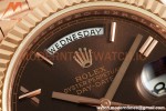 Rolex - DayDate 228235 Gain Weight 40mm Flt Pres RG/RG Brn/Rmn KF VR3255