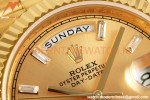 Rolex - DayDate 228238 Gain Weight 40mm Flt Pres YG/YG Gold/Dia KF VR3255