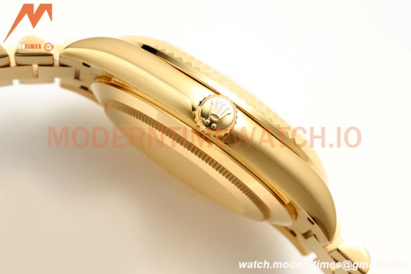 Rolex - DayDate 228238 Gain Weight 40mm Flt Pres YG/YG Blk/Dia KF VR3255
