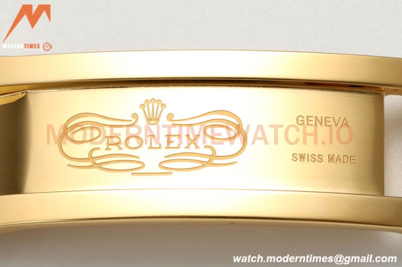 Rolex - DayDate 228238 Gain Weight 40mm Flt Pres YG/YG Green/Rmn KF VR3255