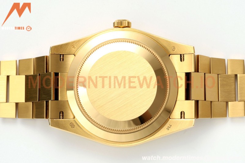 Rolex - DayDate 228238 Gain Weight 40mm Flt Pres YG/YG Green/Rmn KF VR3255