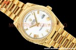 Rolex - DayDate 228238 Gain Weight 40mm Flt Pres YG/YG Wht/Rmn KF VR3255
