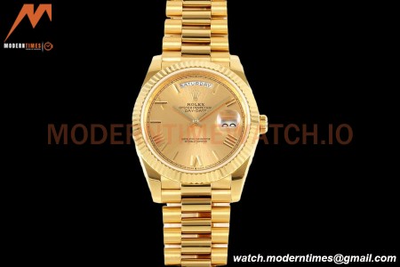 Rolex - DayDate 228238 Gain Weight 40mm Flt Pres YG/YG Gold/Rmn KF VR3255