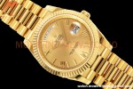 Rolex - DayDate 228238 Gain Weight 40mm Flt Pres YG/YG Gold/Rmn KF VR3255